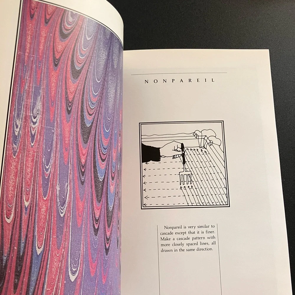 Marbling on Fabric Book Craft How To Upcycle Embellish Project Art Instruction